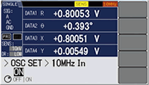 外部10 MHz 参考信号输入设置